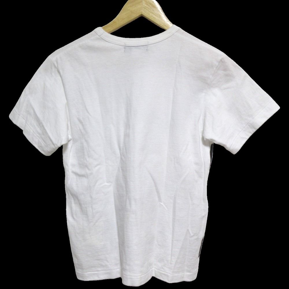 超美品　ブラックコムデギャルソン　半袖Tシャツ　S 白　日本製　綿100% COMME des GARCONS コムデギャルソン Tシャツ 半袖 クルーネック