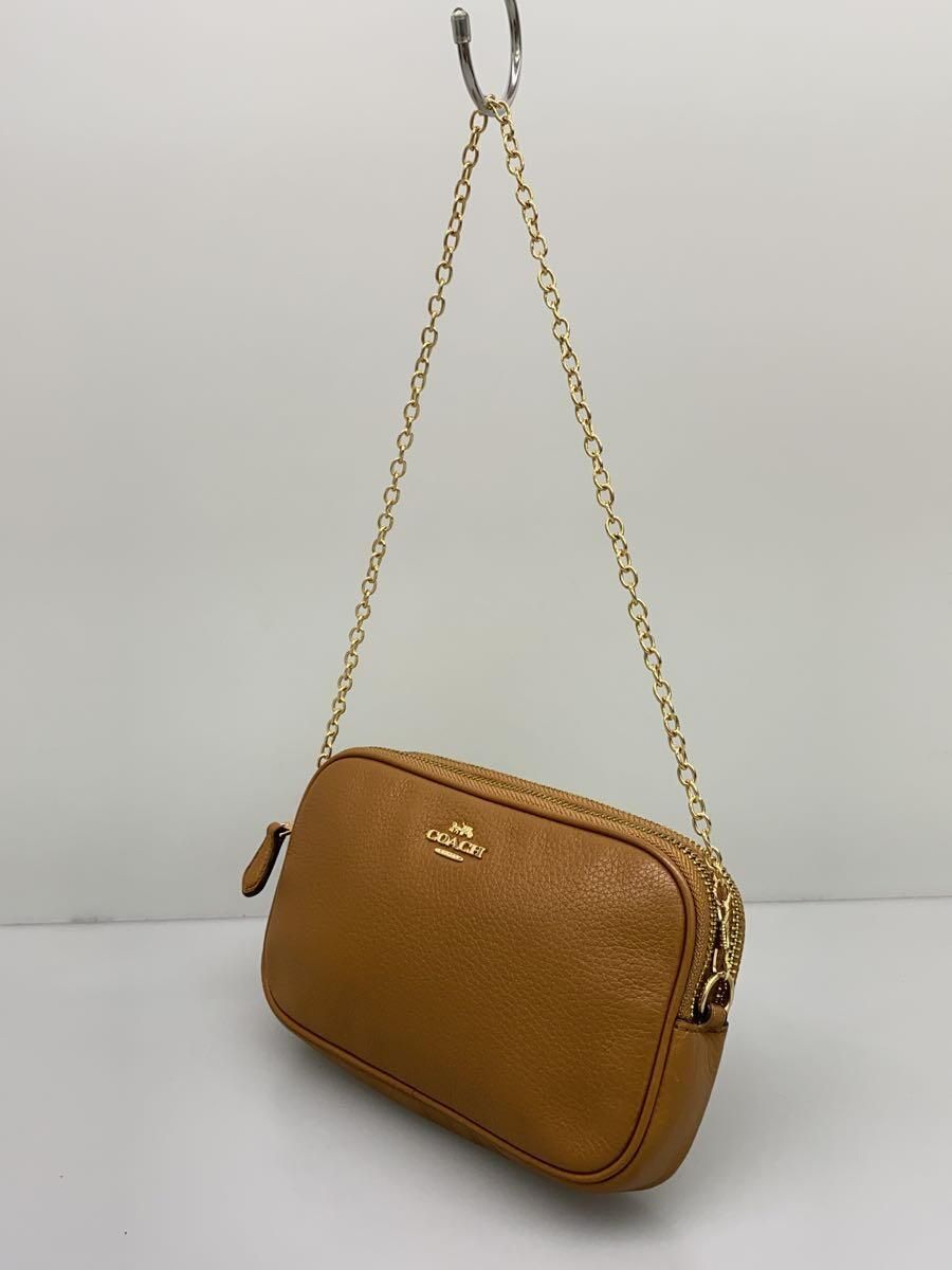 COACH ショルダーバッグ キャメル