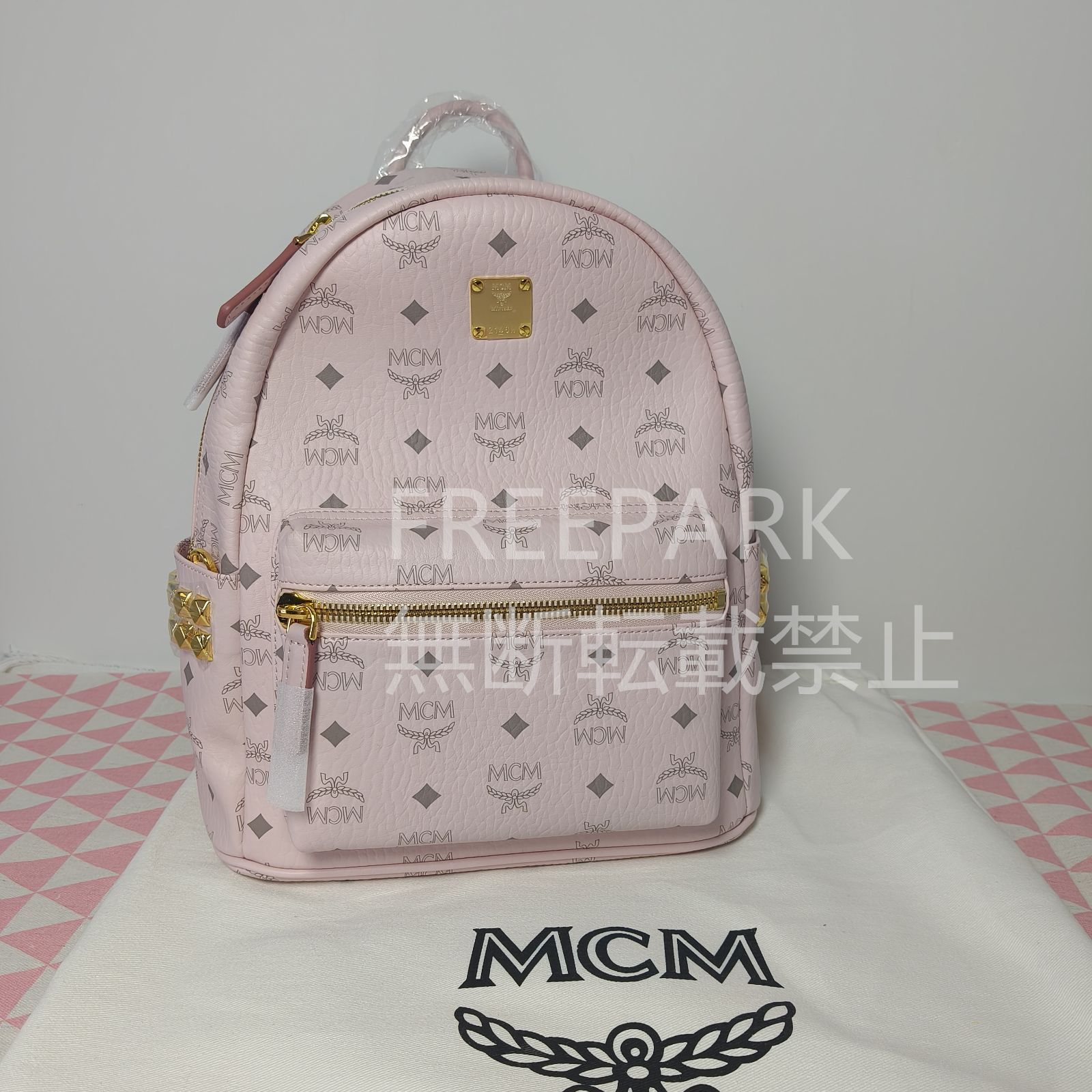 美品 MCM エムシーエム ピンク バックパック リュック バックパック Sサイズ - メルカリ