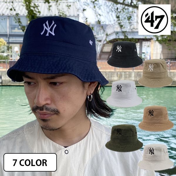 【国内送関税込】KITH '47ニューヨークヤンキースバケットハット 47 バケットハット ニューヨーク・ヤンキース ブラック – フォー