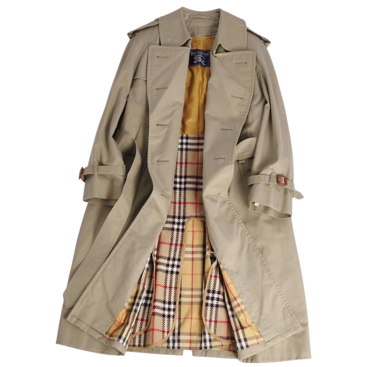 Burberrysバーバリー ノバチェック トレンチコート　ライナー付メンズL Burberrysバーバリー ノバチェック トレンチコート ライナー付メンズL