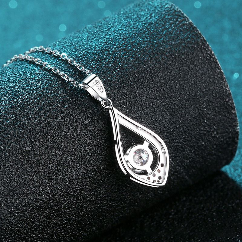 モアッサナイト ネックレス ペンダント 0.5ct シルバー925