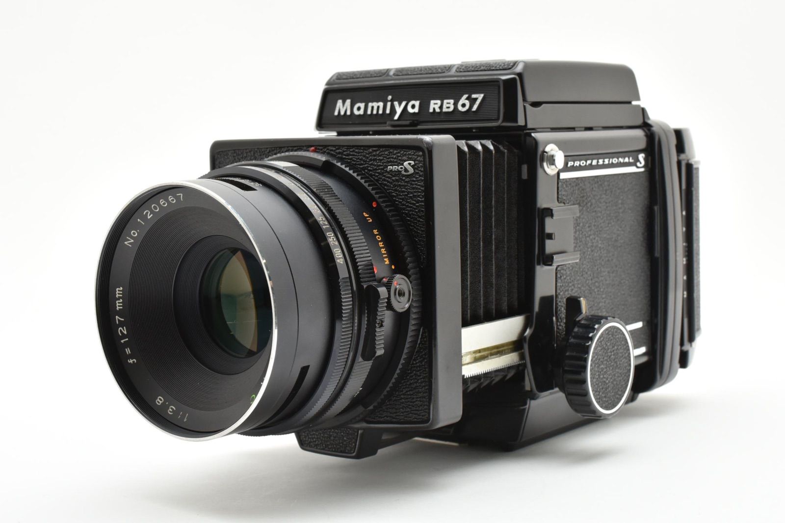 完動品 MAMIYA マミヤ RB67 Pro SD ボディ SEKOR C 127mm F3.8 PROFESSIONAL 中判フィルムカメラ ＃3215