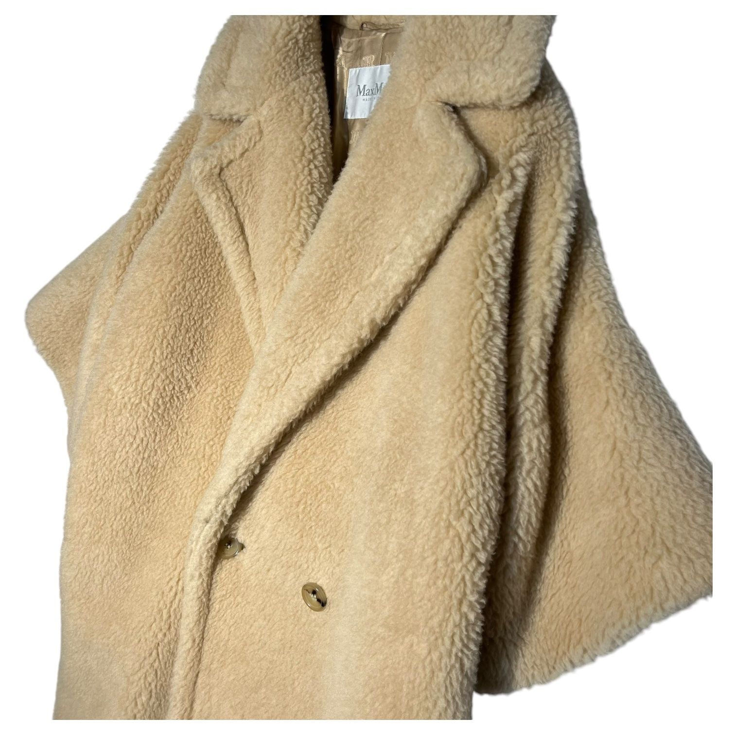 MAX MARA(マックスマーラ) キャメルxウールxシルク テディベア 