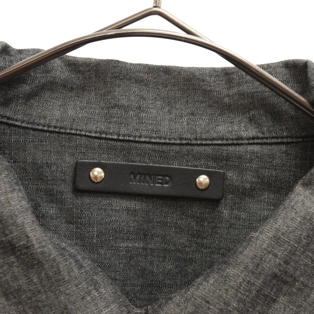 MINEDENIM (マインデニム) 23SS Chambray Open Coller L/S SHIRT