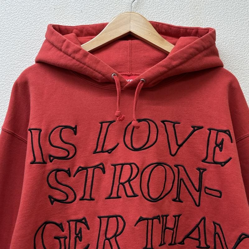 Supreme シュプリーム パーカー 長袖 23ss Stronger Than Fear Hooded Sweatshirt ロゴ プルオーバー フーディ  スウェット - メルカリ