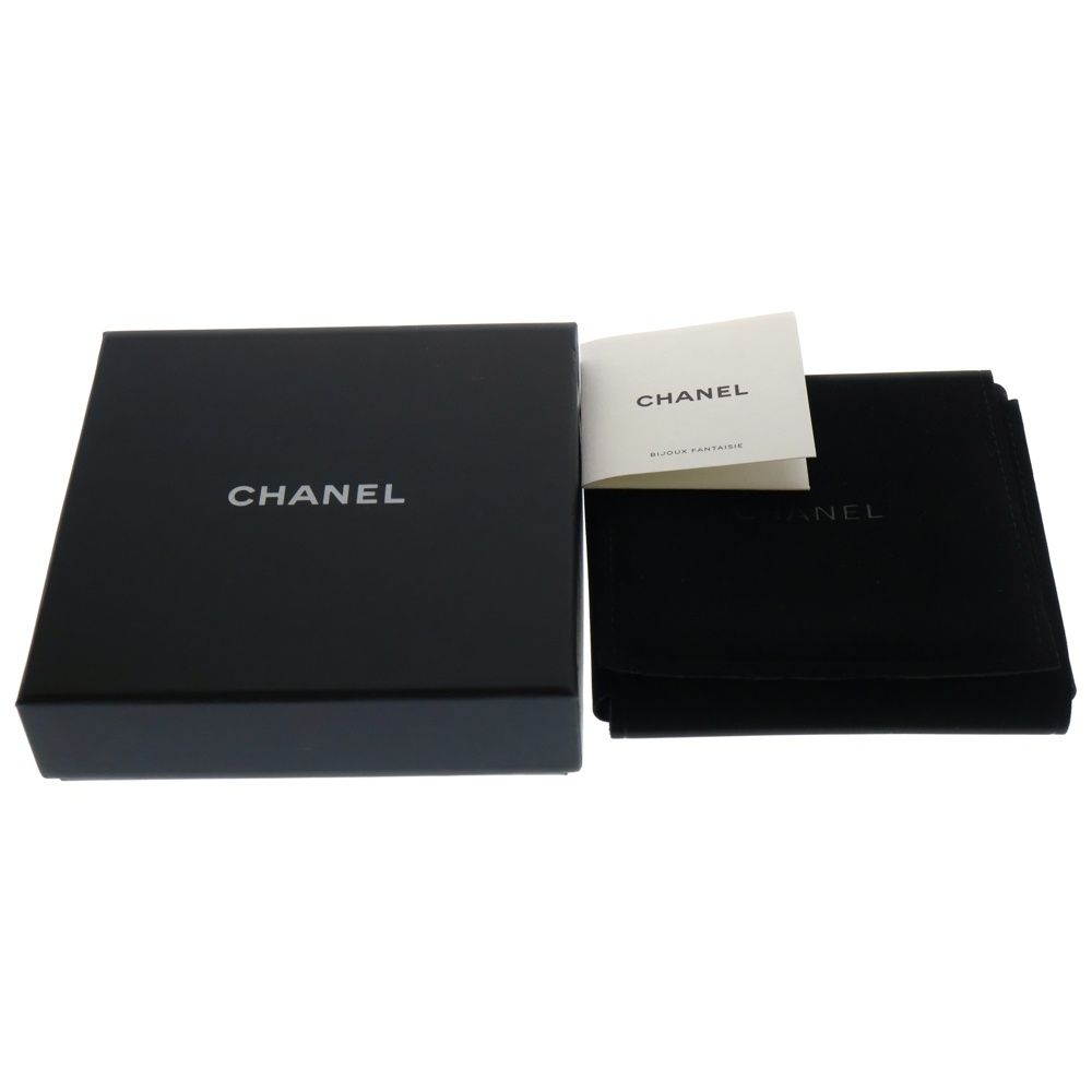 CHANEL シャネル COCO フープ ピアス マットゴールド CHANEL (シャネル) ココマーク チェーンフープピアス レディース