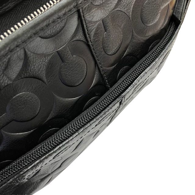 COACH コーチ ショルダーバッグ 70248 ブラック レザー 斜め掛け