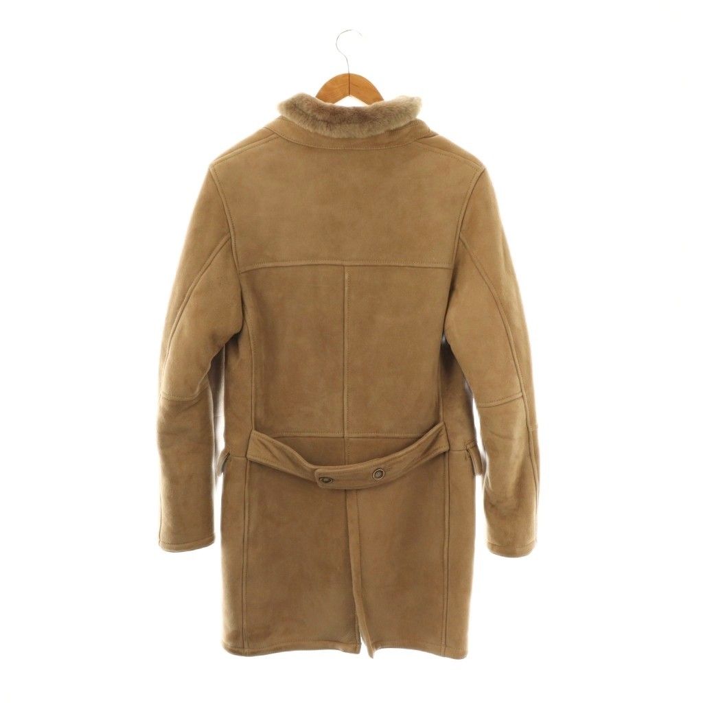エンメティ EMMETI ムートンコート アウター 羊革 46 キャメル |DF OS