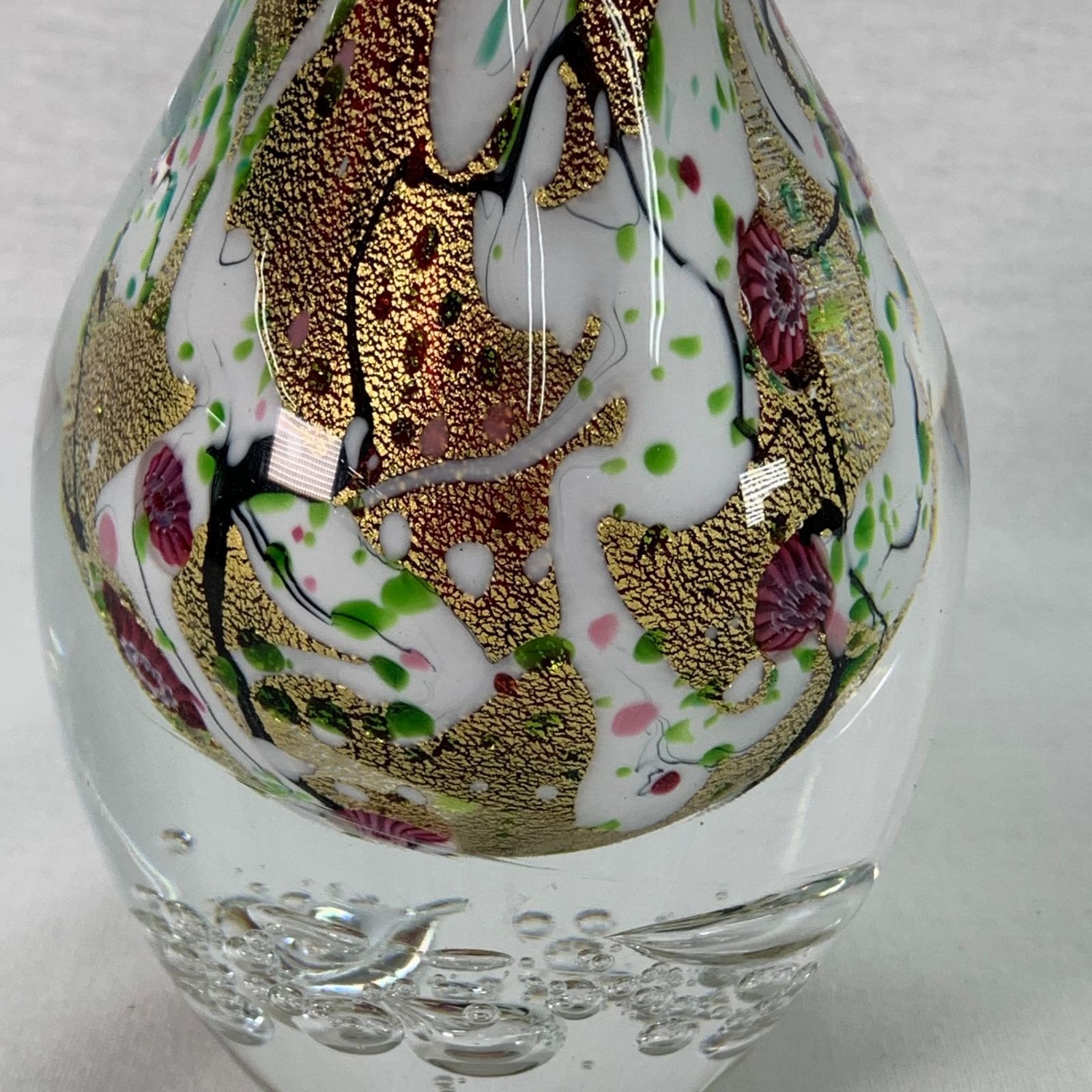 現代の名工 綾 黒木国昭 Kuniaki Kuroki 光琳 一輪挿し 花器 泡