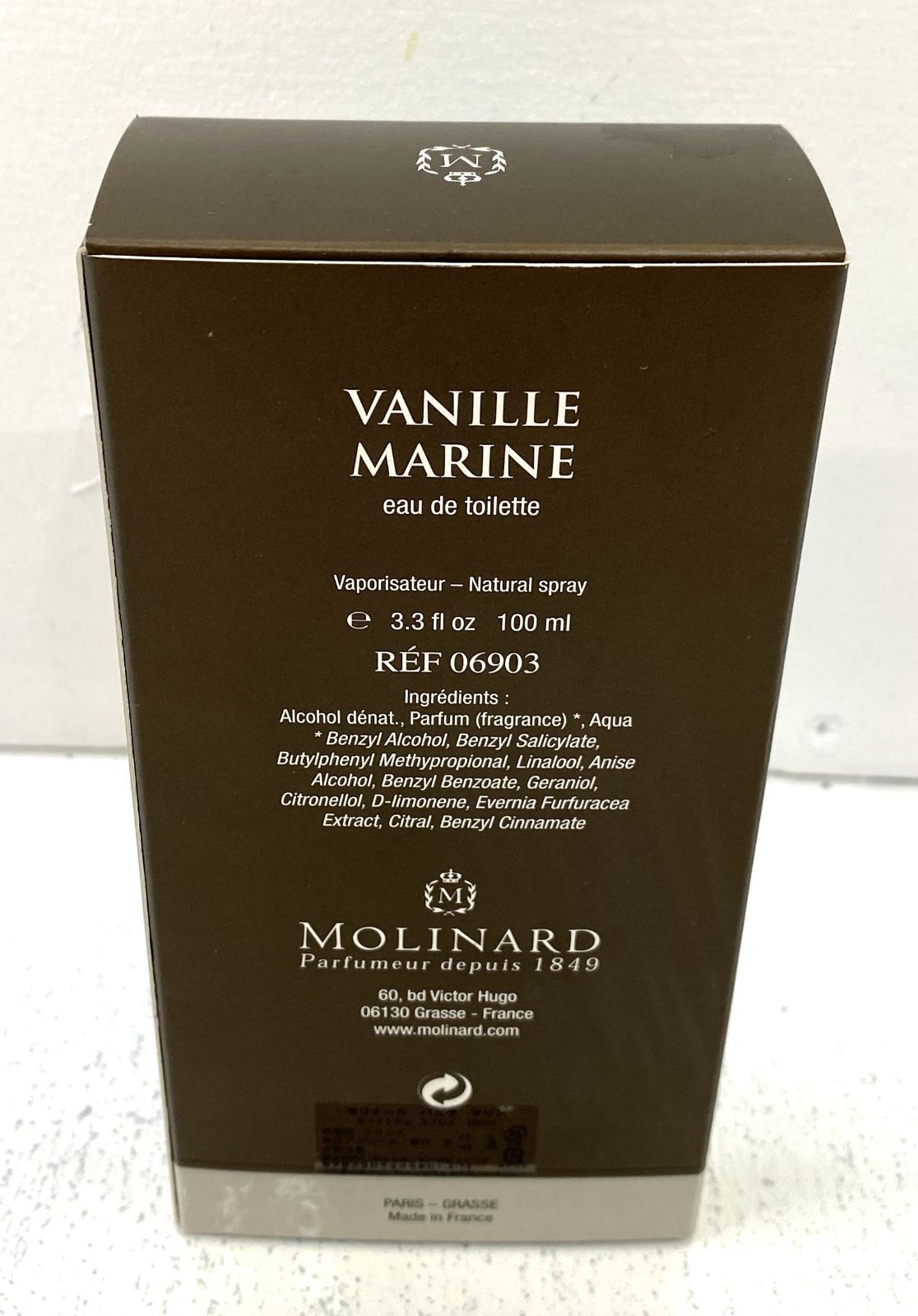 モリナール　バニラマリン 100ml オードトワレ モリナール バニラマリン 100ml オードトワレ - メルカリ