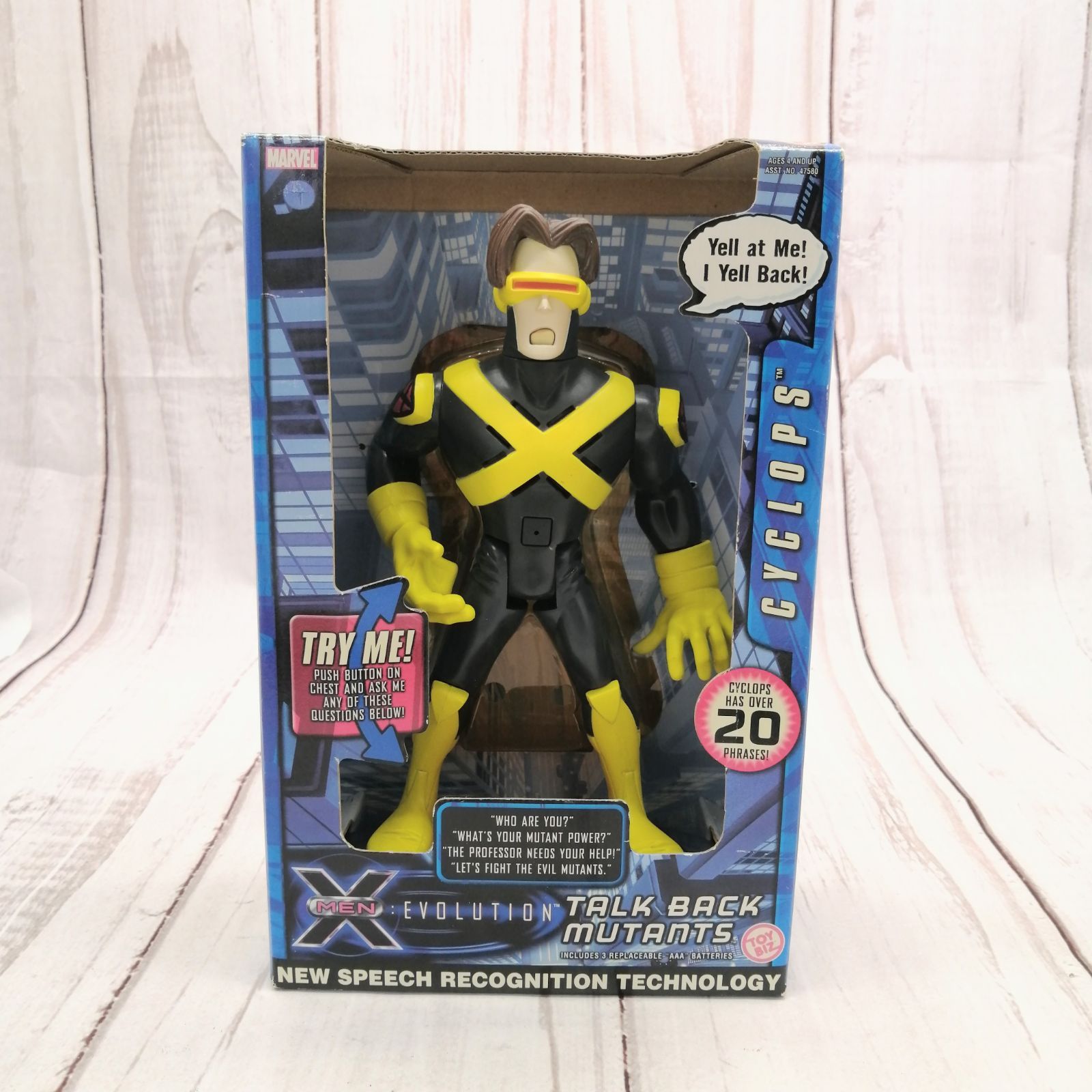 MARVEL Cyclops フィギュア 19個 新品未開封 X-MEN EVOLUTION talk back mutants CYCLOPS MARVEL X-MEN