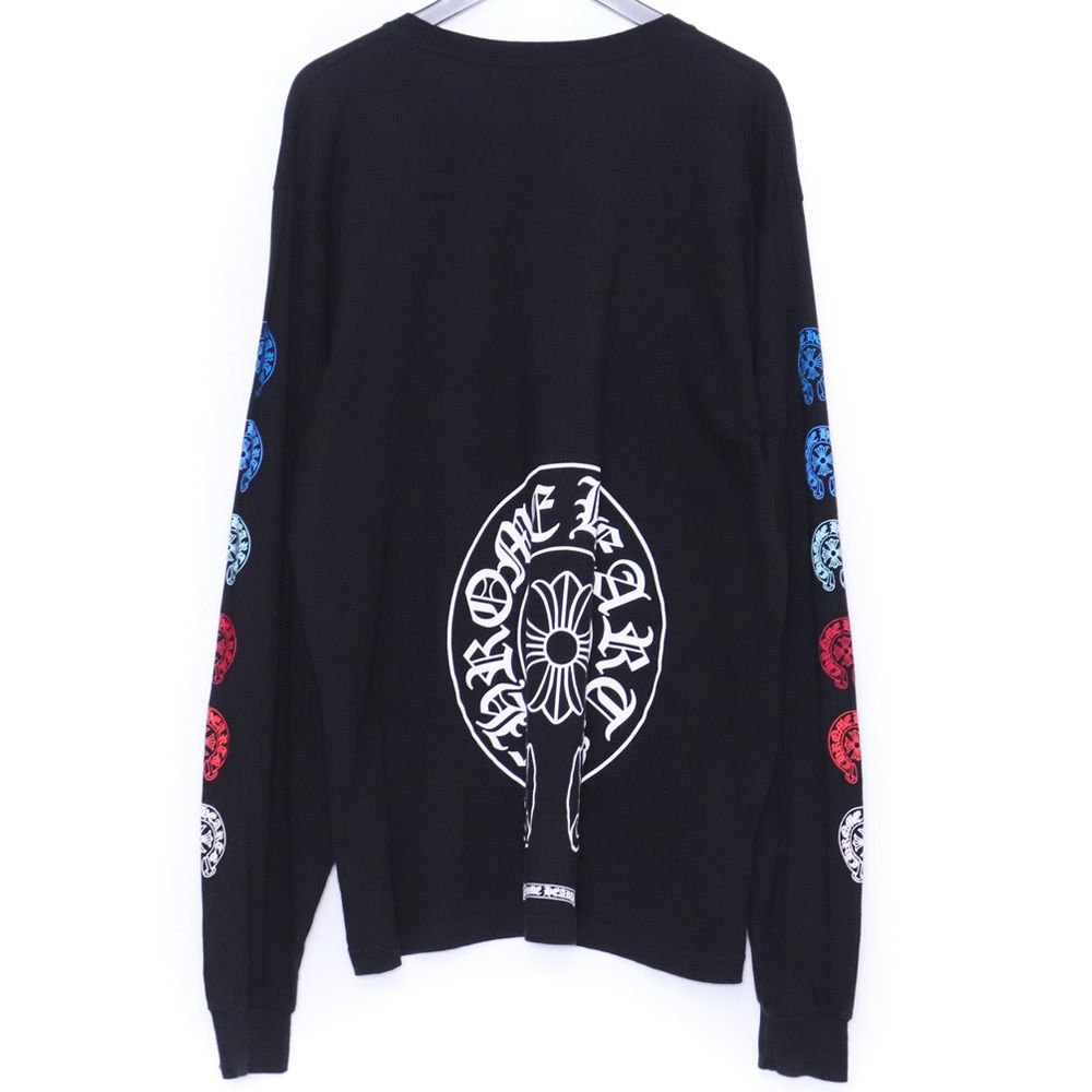 CHROME HEARTS マルチカラーホースシューロングスリーブTシャツ CHROME HEARTS マルチカラーホースシューロングスリーブTシャツ