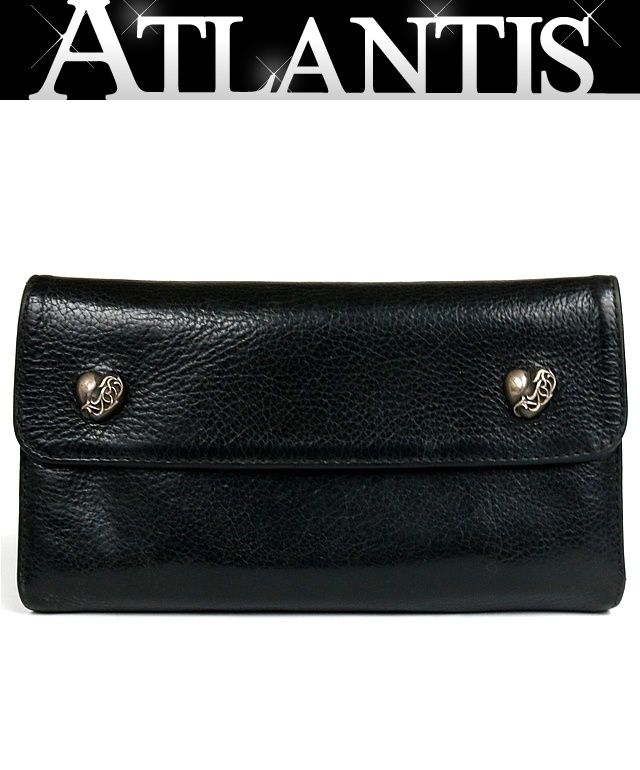 CHROME HEARTS 銀座店 クロムハーツ ハートボタン ウェーブウォレット  