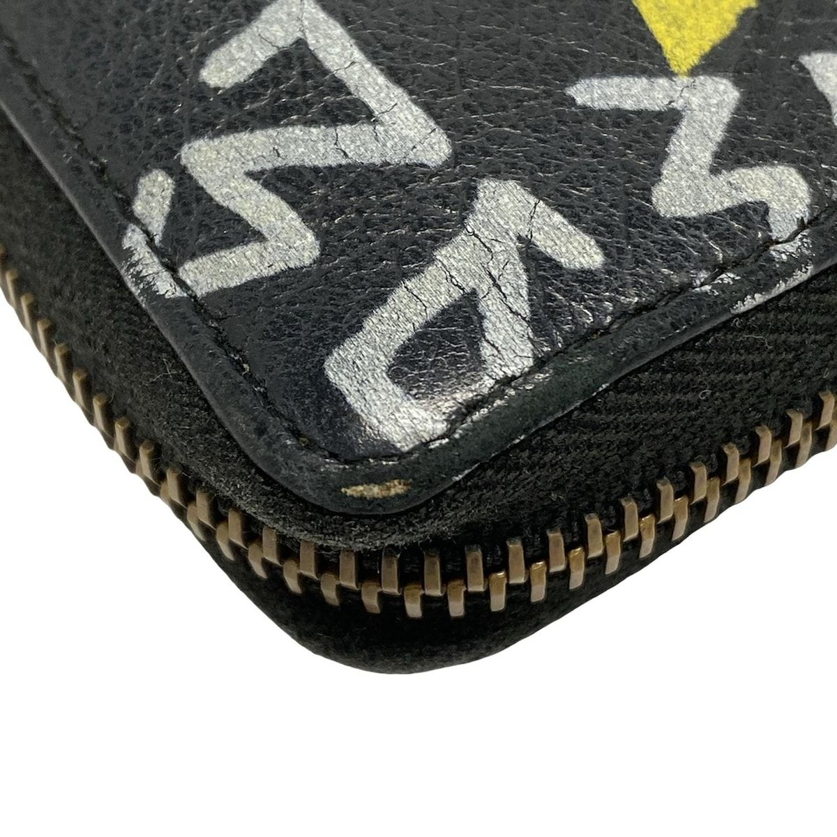 美品 バレンシアガ 253036 クラシック コンチネンタル グラフィティ 黒 BALENCIAGA(バレンシアガ) 長財布 クラシックコンチネンタル