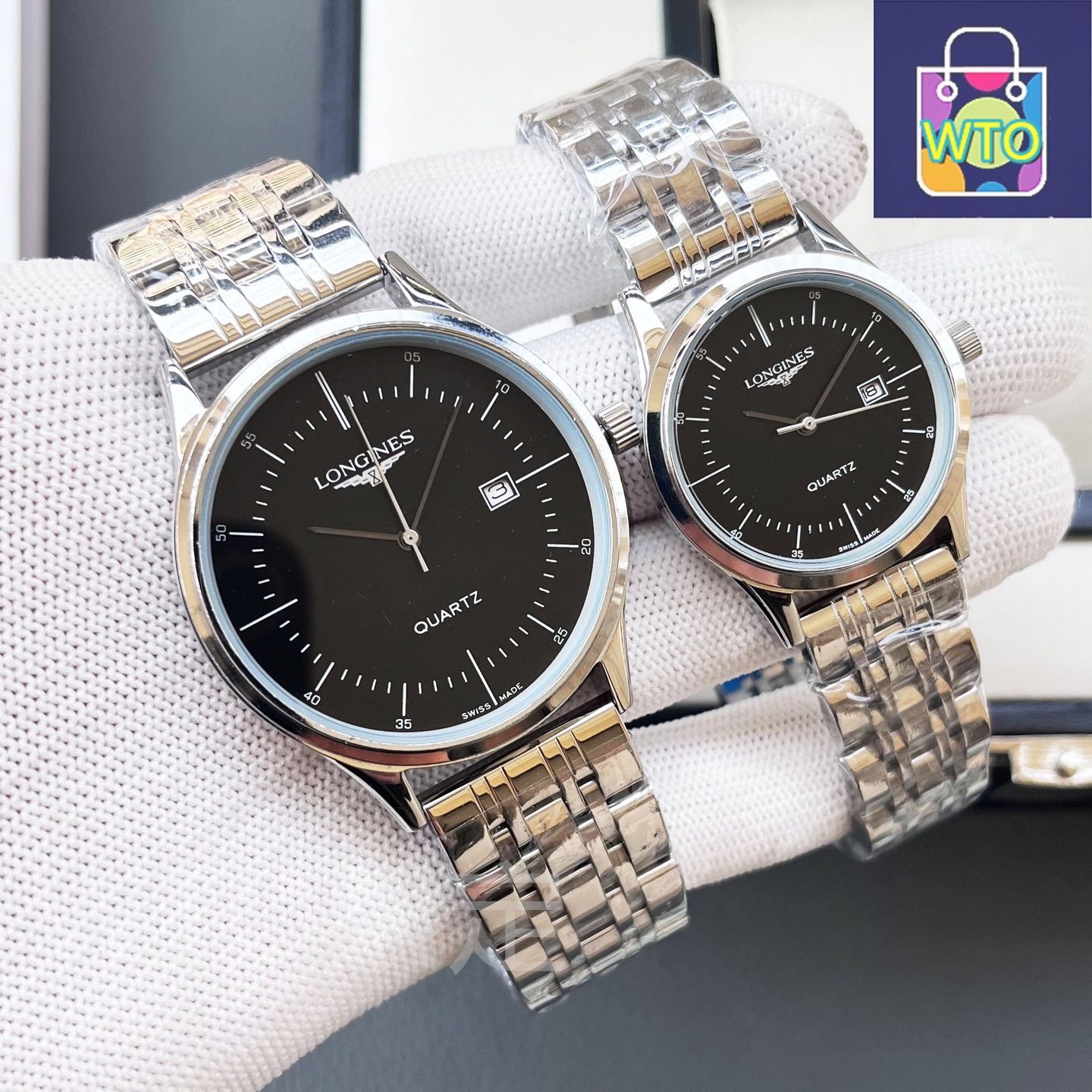 良品】プラダPRADAグレー巾着ポーチ新品ショルダー鑑定済