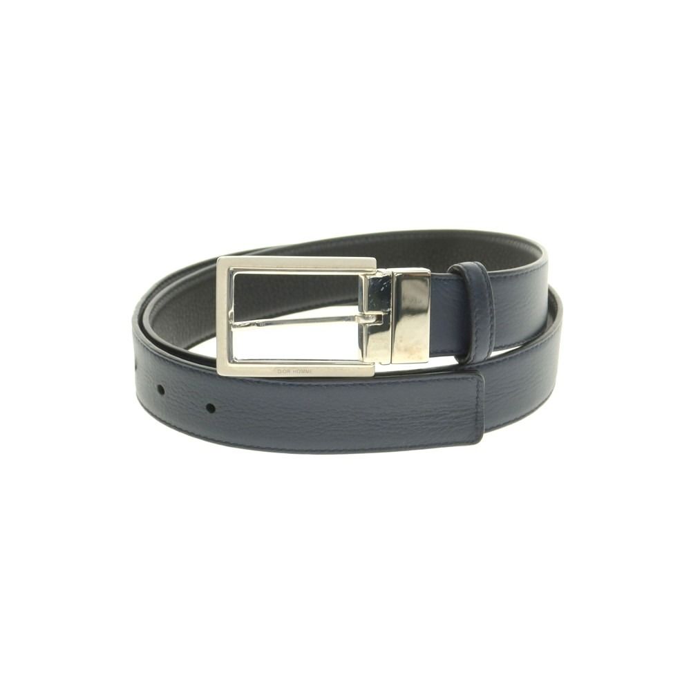 中古】ディオールオム Dior Homme リバーシブル レザー ベルト