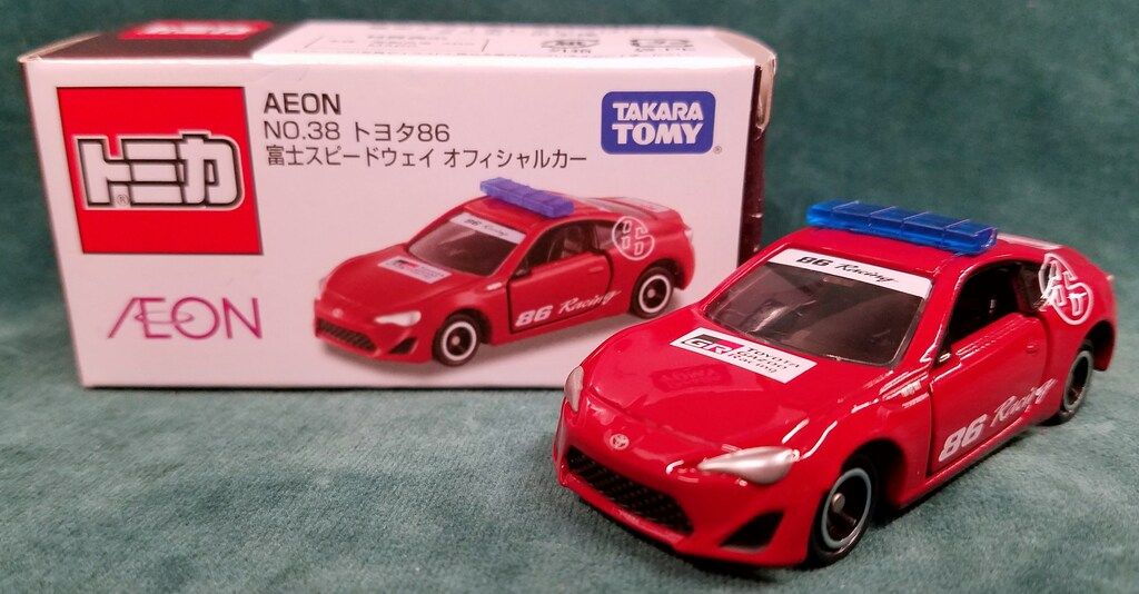 Takara Tomy - トミカ AEON No.38 トヨタ86 富士スピードウェイ オフィシャルカー… TOMICA AEON NO.38 トミカ トヨタ86 富士スピードウェイ