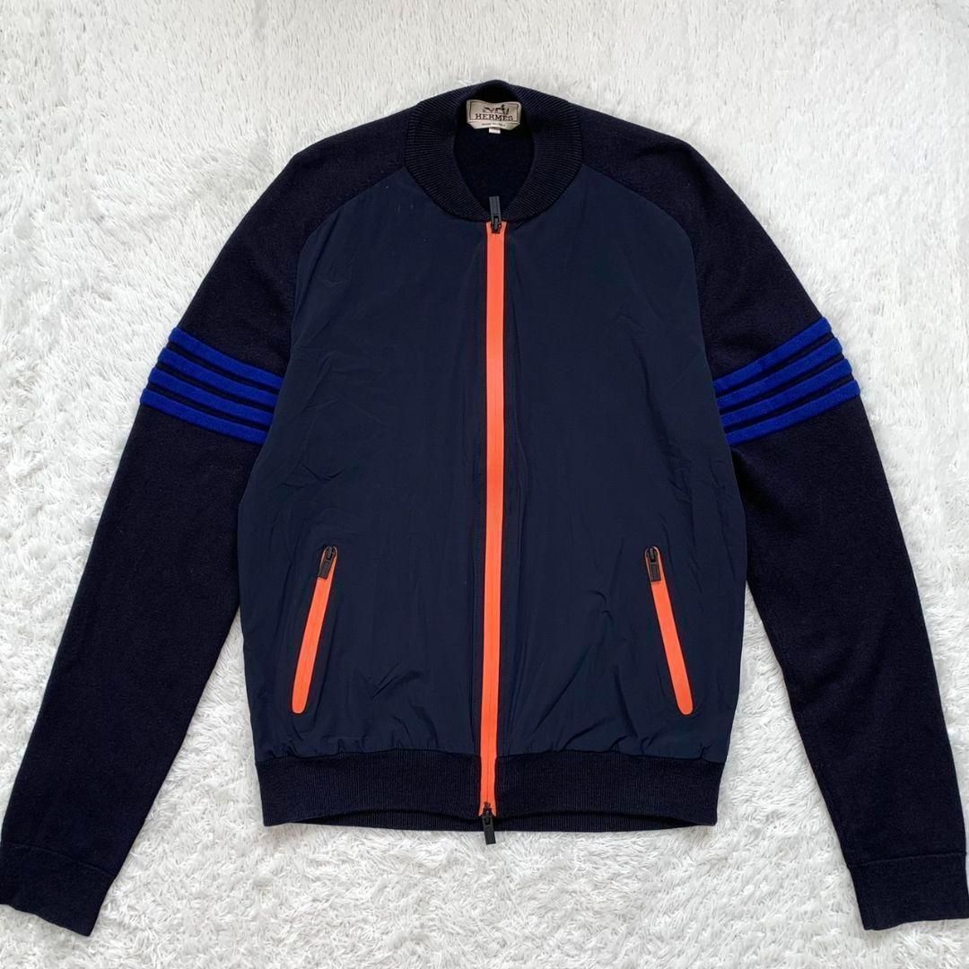 エルメス　ジャンパー ブルゾン　ニット カシミヤ フルジップ HERMES エルメス ジャンパー ブルゾン ニット カシミヤ フルジップ HERMES