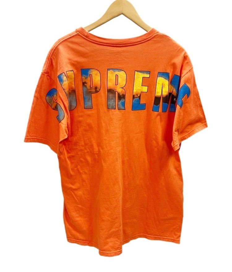 シュプリーム SUPREME Crash Tee Bright Orange 17FW 半袖 バック 