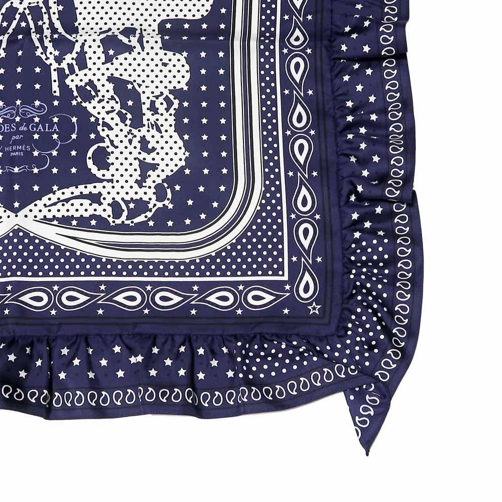 HERMES エルメス スカーフ カレ70 フリル 楽天市場】HERMES エルメス カレ70 フリル ブリッド ドゥ ガラ