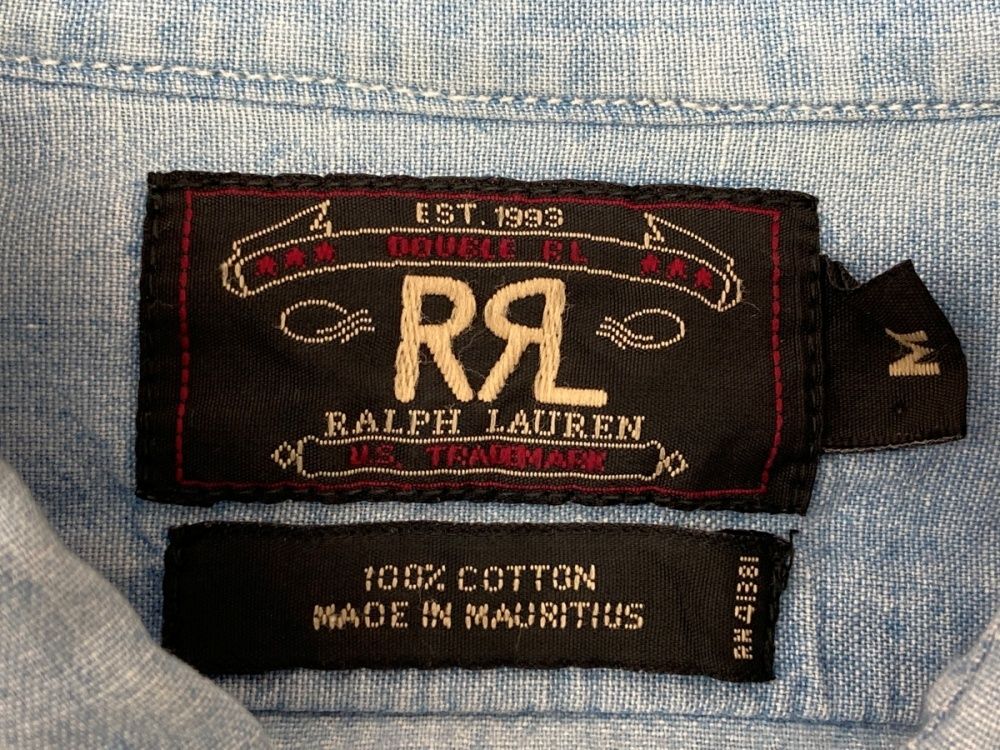 RRL ダブルアールエル 三ツ星 ステンカラーコート ブラック XS 90s 90年代 90s ラルフローレン 黒 ブラック コットン コート │ヴィテージ
