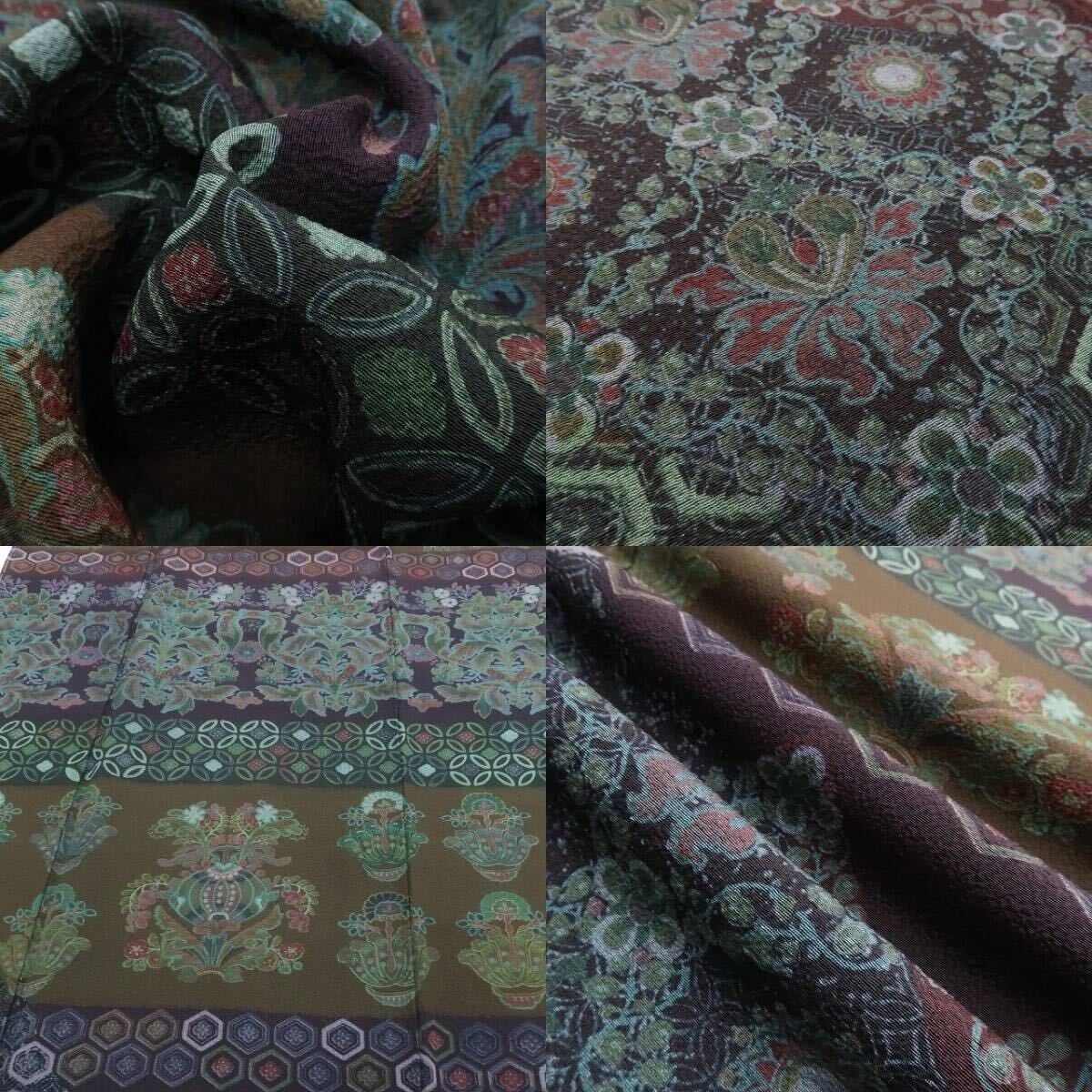 正絹 仕付け糸付