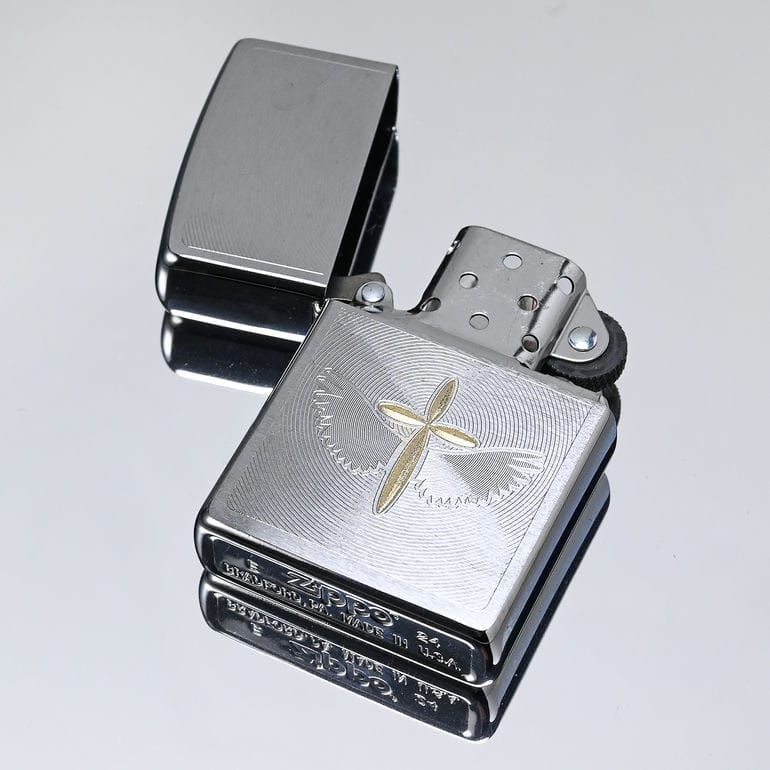 ZIPPO / 螺鈿 / クロス / 十字架 / ライター / ヴィンテージ