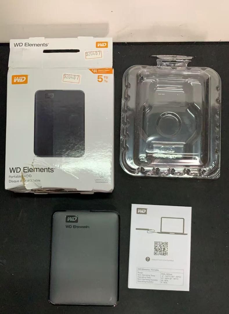 ウエスタンデジタル WD ポータブルHDD 5TB ジャンク品 920487