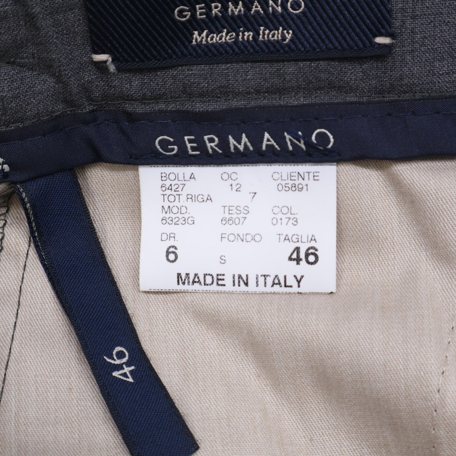 GERMANO ジェルマーノ 6323G グレー CITY/シティ ウール GERMANO ジェルマーノ 6323G グレー CITY/シティ ウール