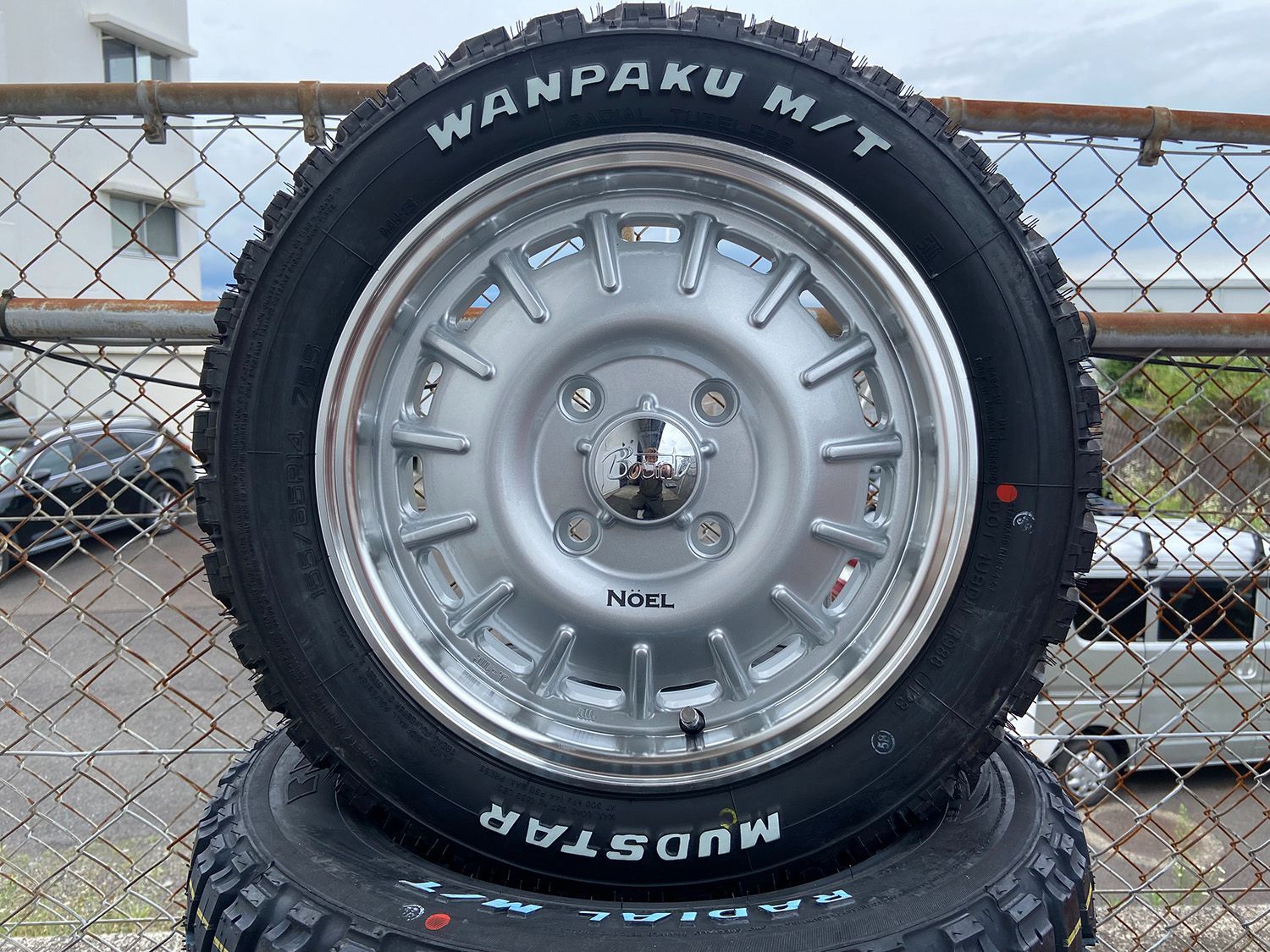 軽トラ 軽バン ハイゼット エブリイ アトレー マッドスター ワンパク MT 155/65R14 75Q ホワイトレター タイヤホイールセット 4本 セット 1台分 - メルカリ