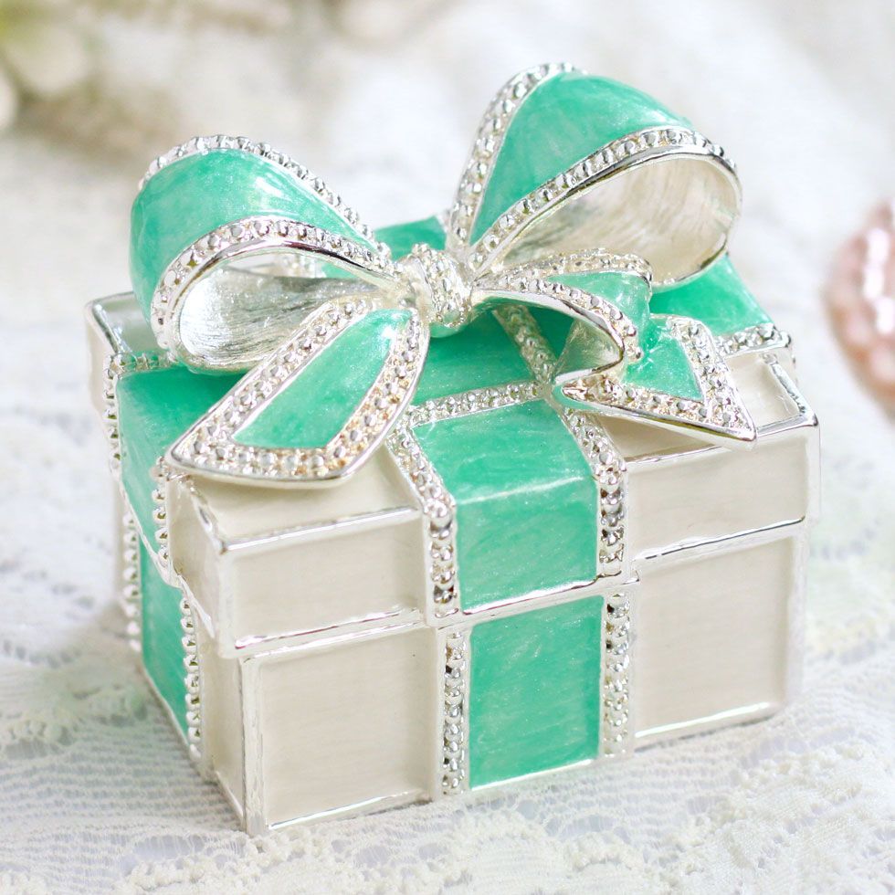 EX310 プレゼントボックス ジュエリーボックス リボン インテリア置物