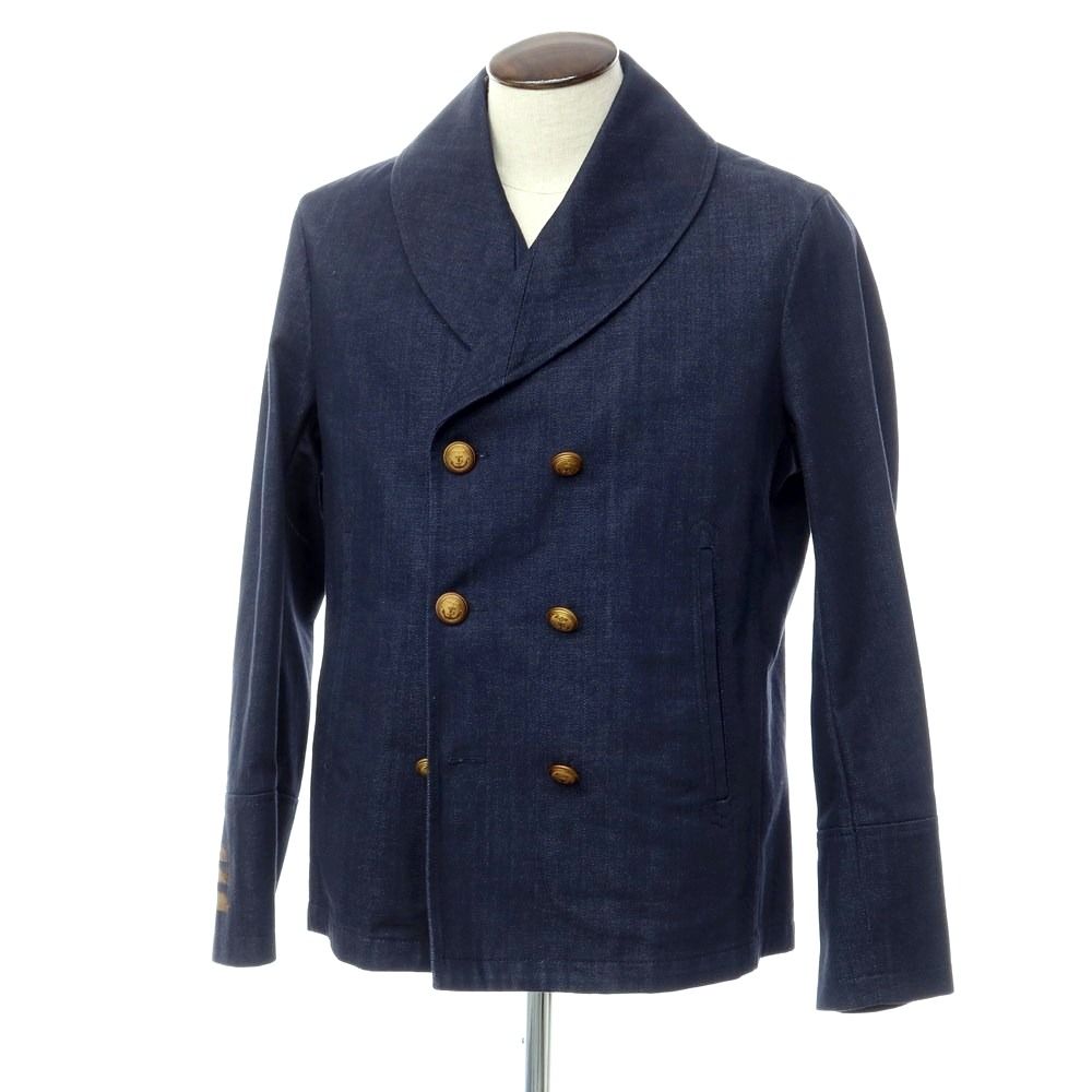 【新品アウトレット】シーラップ Sealup 2023年春夏 Ulisse PEACOAT インディゴデニム ピーコート ネイビー【サイズ50】【メンズ】