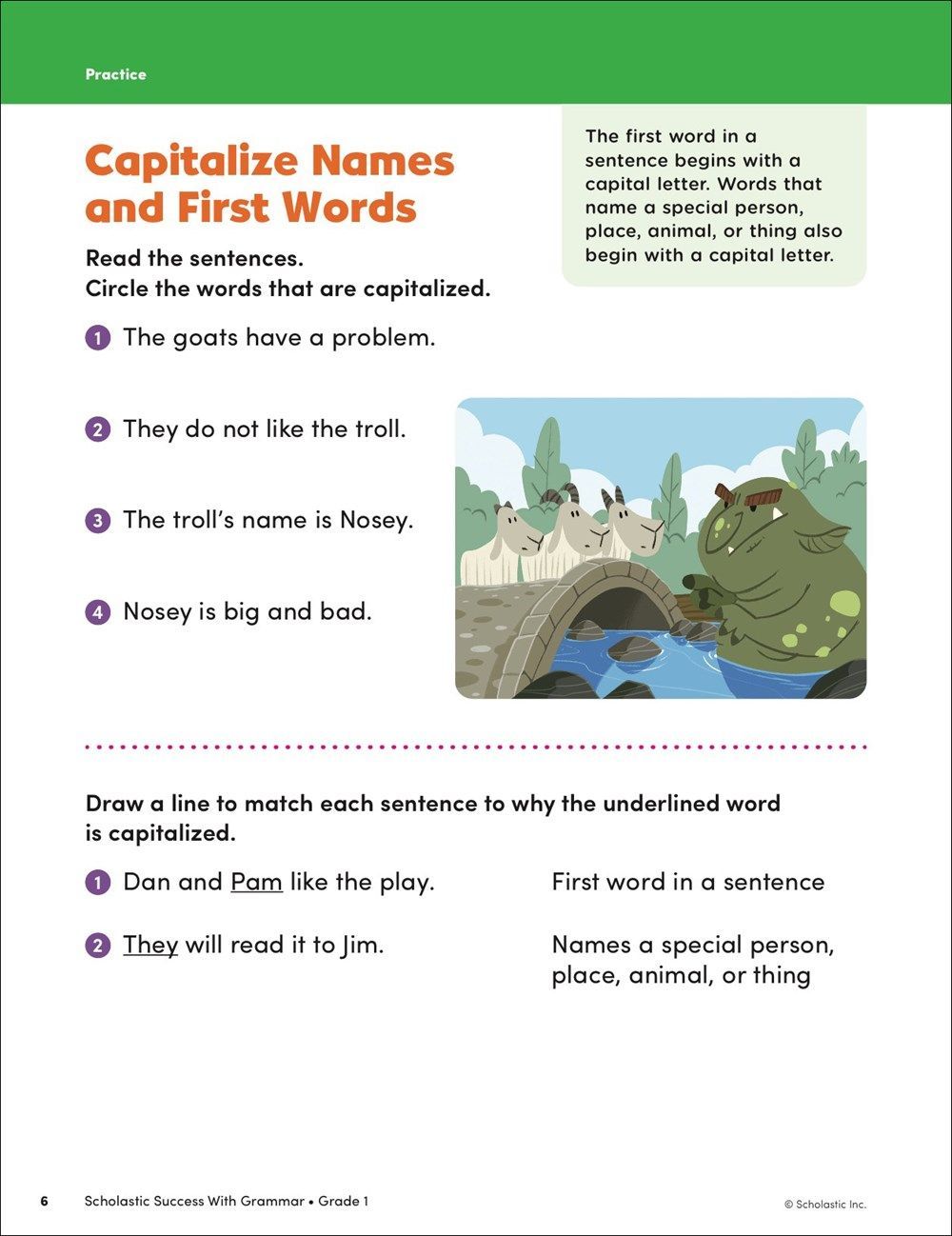 【新品】Scholastic Success with Grammar Grade 1 Workbook スカラスティック 小学1年生 6歳 ...