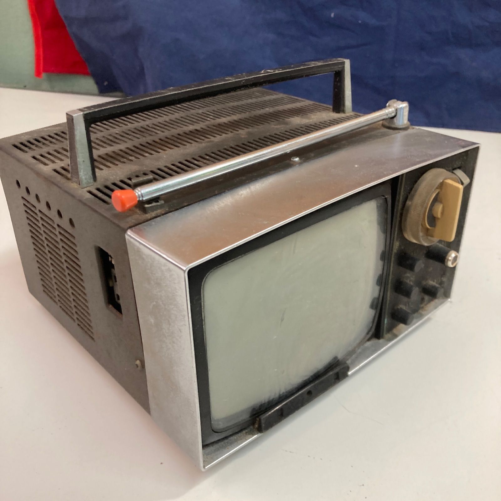 ビンテージ SONY ソニー 小型 トランジスタ マイクロテレビ 白黒テレビ 