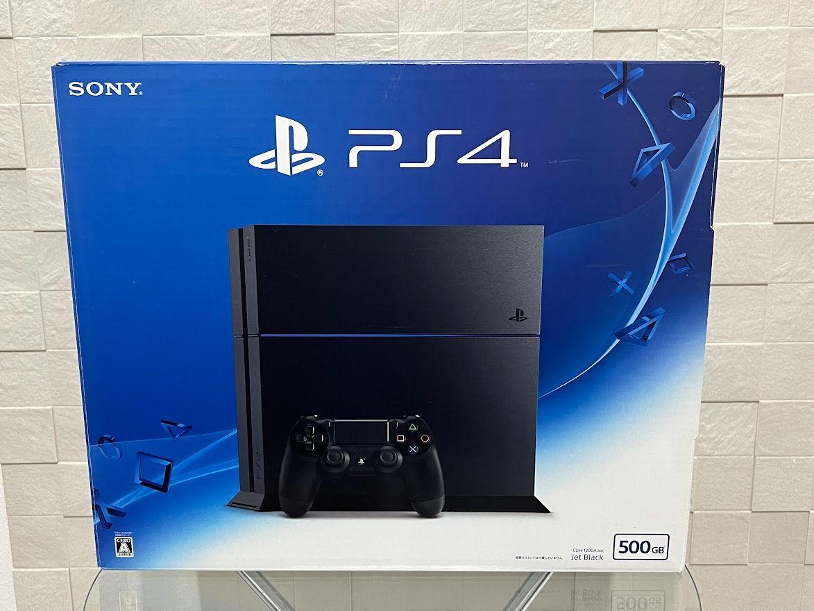 外箱付き】プレイステーション4 PS4 本体 CUH-1200A 500GB ジェット