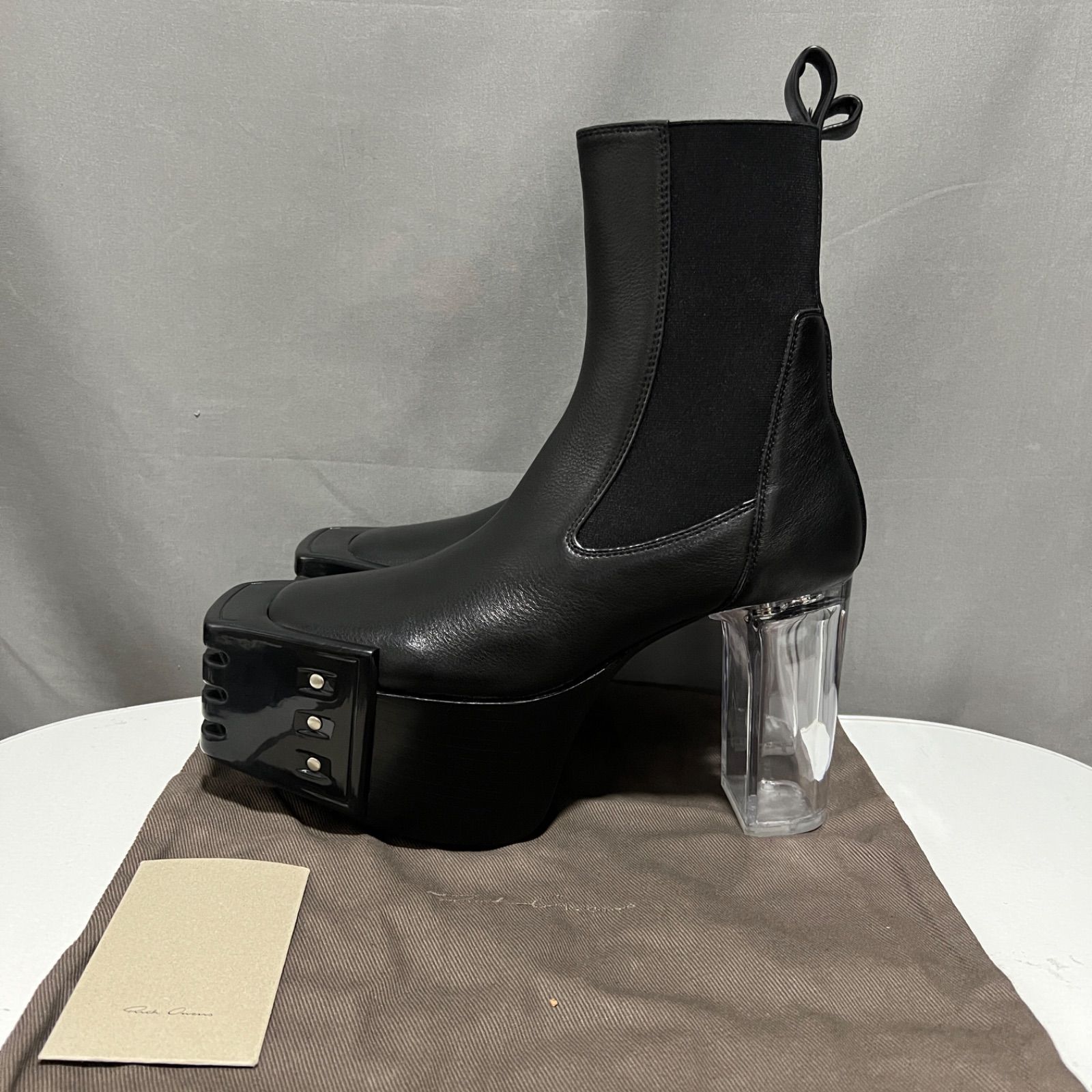 rick owens キスブーツ kiss boots リックオウエンス - メルカリ