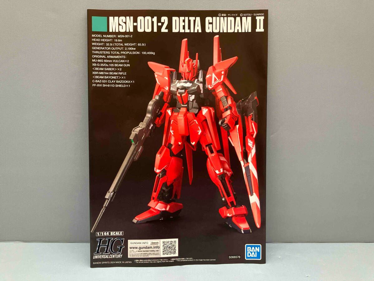 未組立品】プラモデル バンダイ 1/144 デルタガンダム弐号機 HG