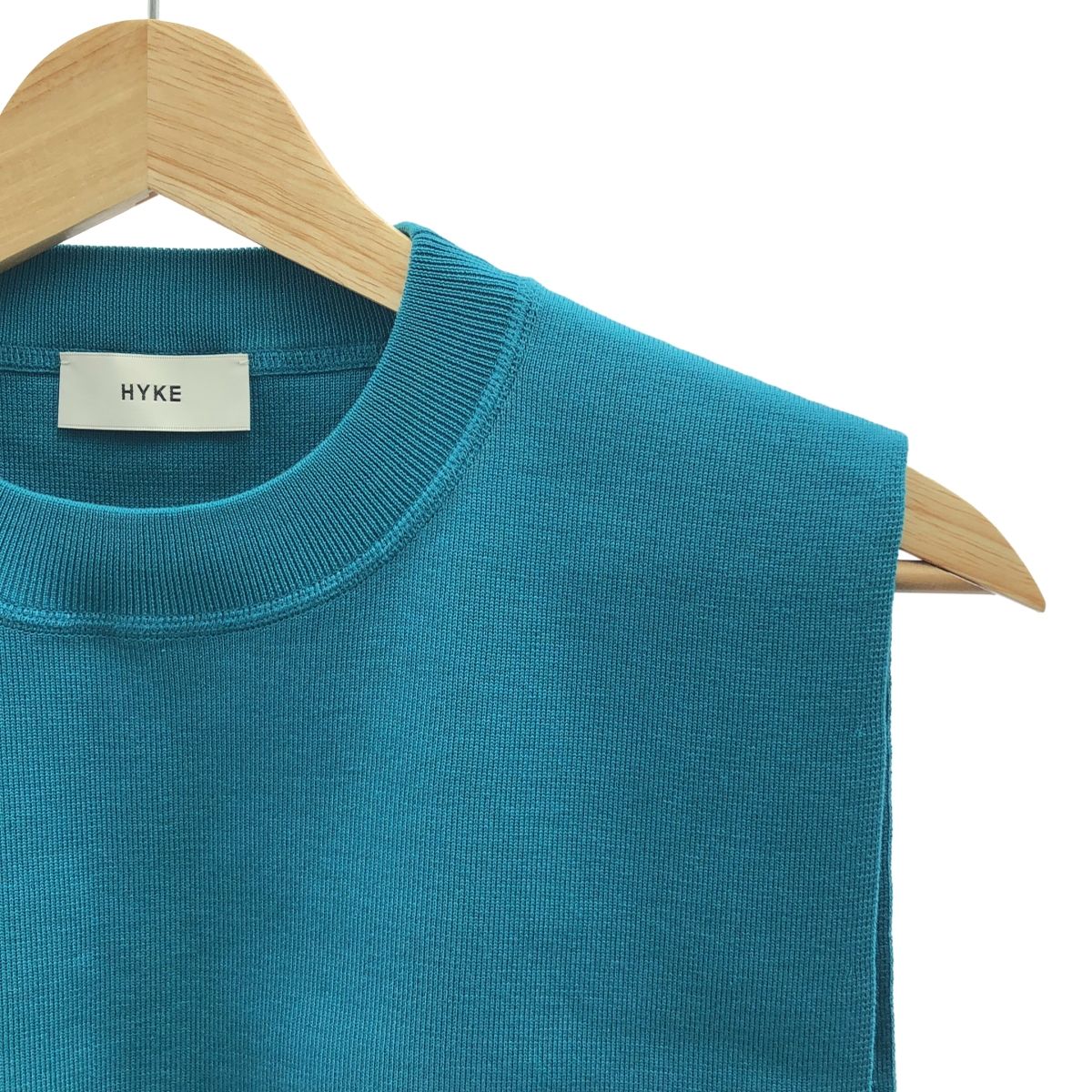 HYKE / ハイク | S/C/P CREW NECK CROP TOP ニットベスト