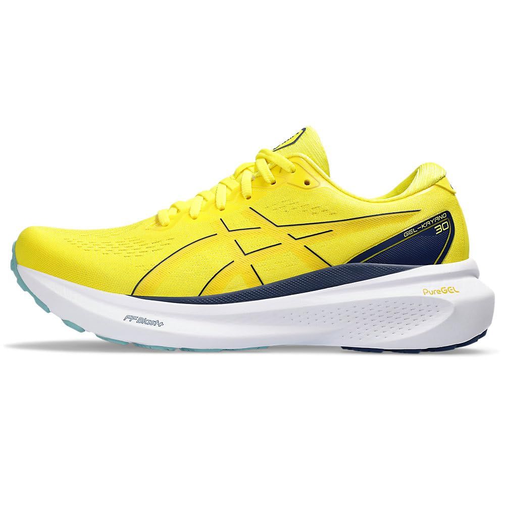 アシックス ランニングシューズ GEL-KAYANO 30 メンズ BRIGHT YELLOW|BLUE EXPANSE 26.0 cm 2E