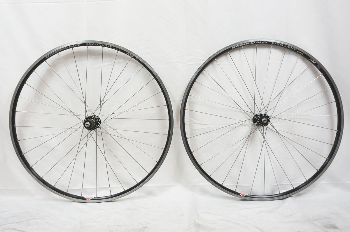 AMBROSIO アンブロッシオ EXCELLIGHT S.S.C ハブ CAMPAGNOLO RECORD ホイールセット | バイチャリ世田谷店
