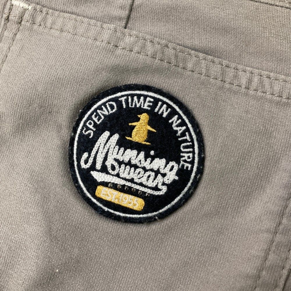 新品　マンシングウェア　ゴルフ　レディース　ストレート　パンツ　グレー　11号 新品 マンシングウェア ゴルフ レディース ストレート パンツ