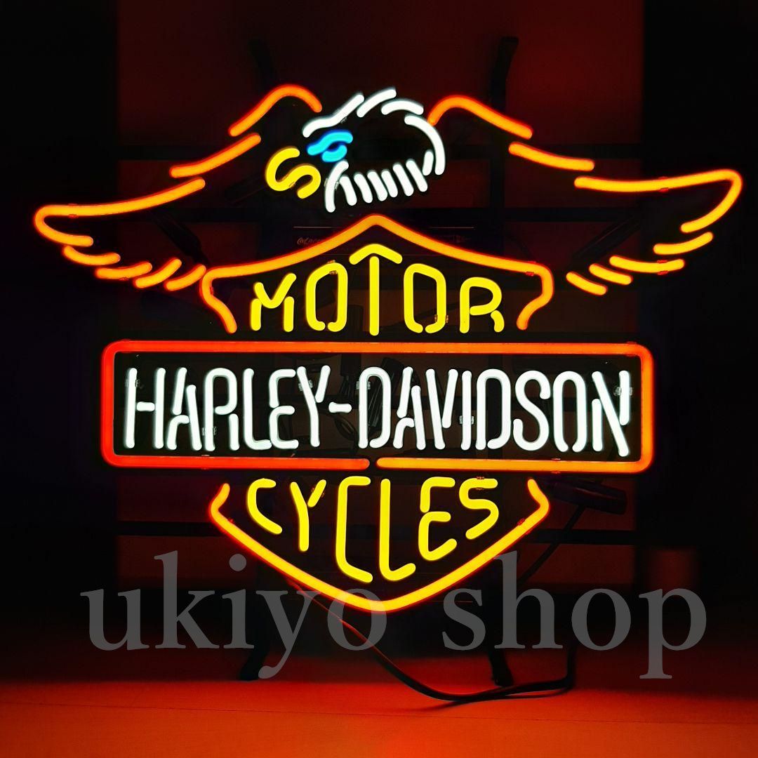 HARLEY-DAVIDSON ネオン 看板ヴィンテージ ハーレーダビッドソン ネオンサイン ハーレー アメリカン雑貨 ネオン管 ハーレー