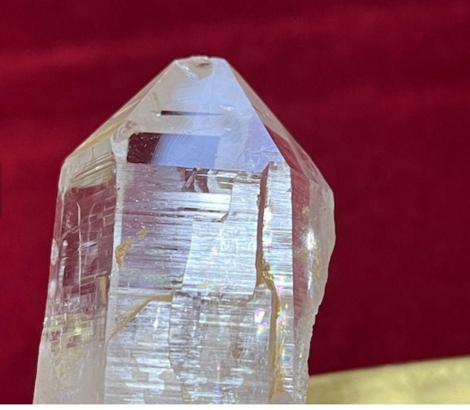 高品質 ヒマラヤ産 マニハール水晶 ポイント 自立 83g 原石 天然石 