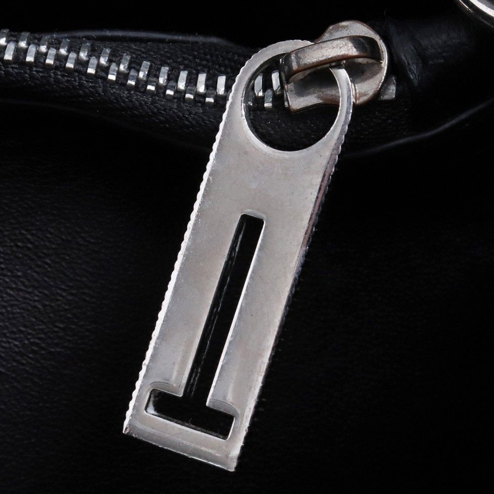 TIFFANY&CO グレインカーフスキンレザー 2WAYショルダー トートバッグ ブラック ティファニー ツーウェイ 鞄 カバン tote bag ビコローレ トートバッグ ショルダー 2WAY グレインカーフスキンレザー