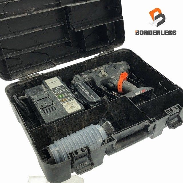 品 Panasonic パナソニック 14.4V 18V 充電マルチハンマードリル EZ78A1 バッテリ1個 14.4V5.0Ah 充電器 カップ ケース付