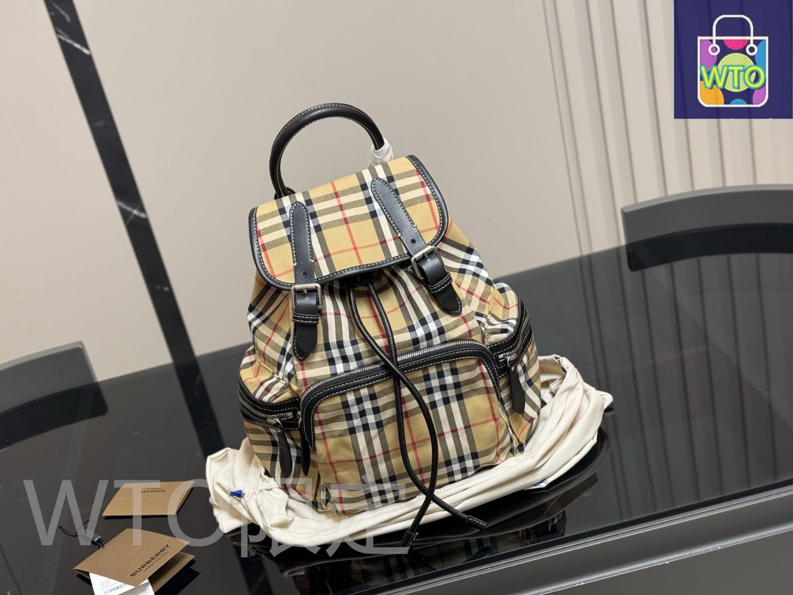 ハンドバッグ バーバリー柄好きの方へ BURBERRY BLUE LABEL バーバリーブルーレーベル チェック柄
