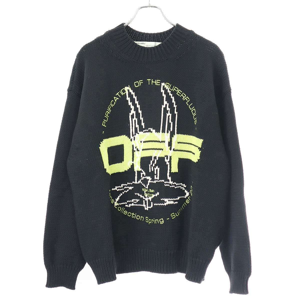 【PALACE 、Off-White】ニット & マフラー セット OFF-WHITE オフホワイト 20AW Harry The Bunny with Cross Arrow