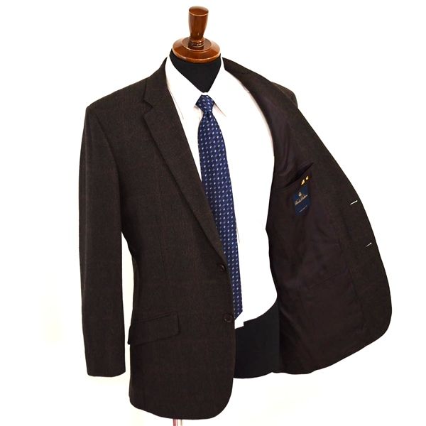 ブラウン 千鳥格子