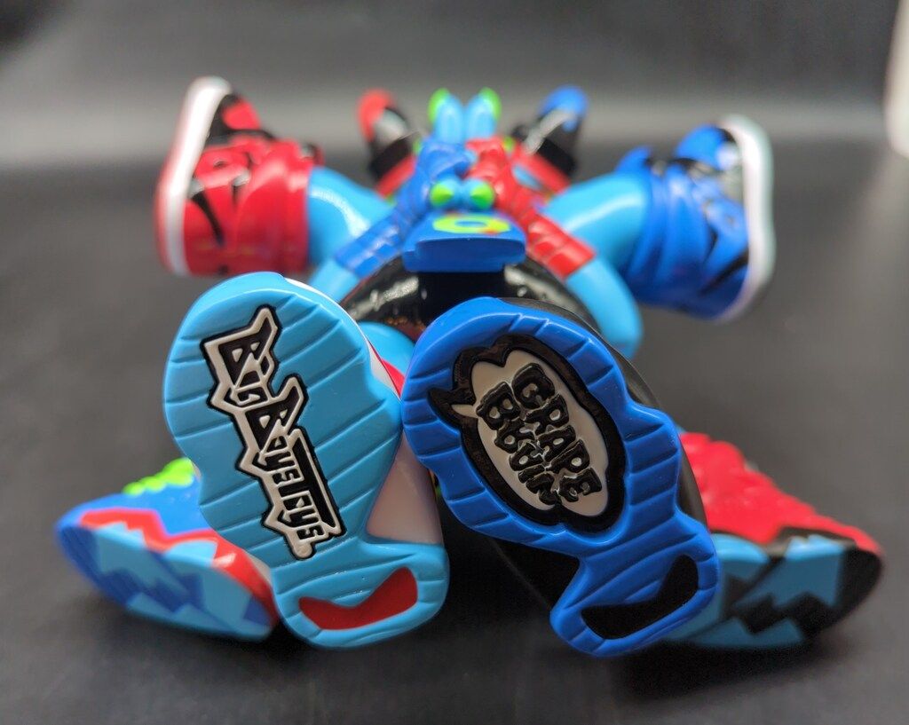 BIGBOYSTOYS GRAPE BRAIN 鬼蜘蛛忍者ハッカク 2nd (水色/赤青黒